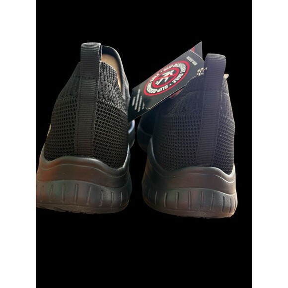 Skechers Work Emma Knit Slip Resistant Shoes Womens 7 Black Memory Foam 108284 - Picture 6 of 14